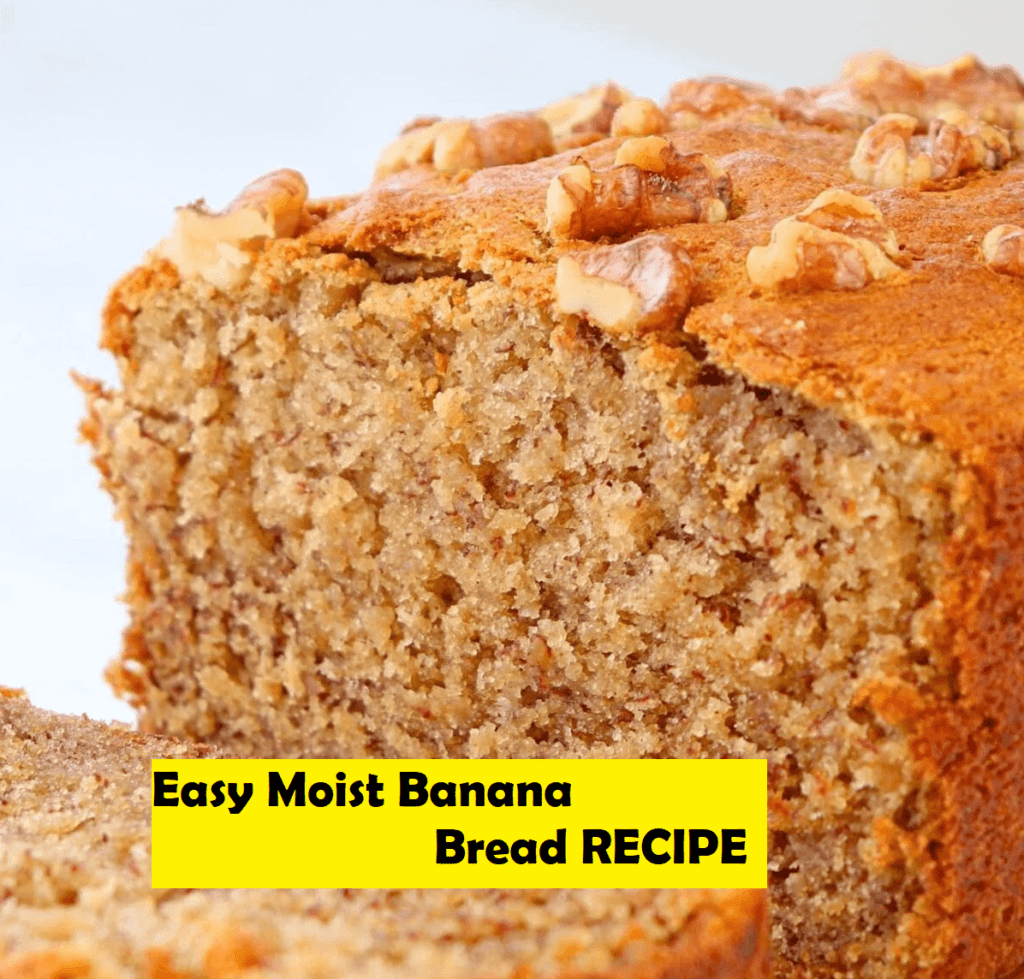 Easy Moist Banana Bread